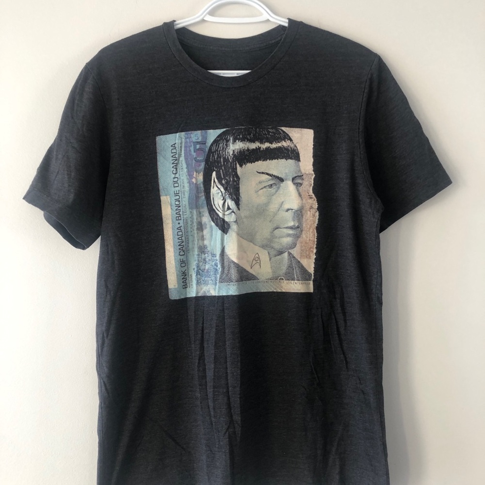 Spock Canadian Money TShirt